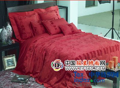 "南方寢飾"家紡國內喜慶床品的第一品牌
