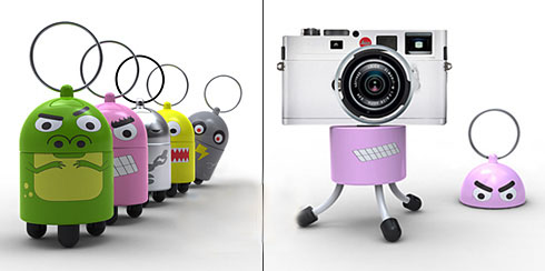 不是鑰匙鏈 超可愛便攜三角架