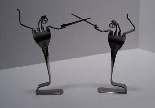 絕對雷人的創意用刀刀叉叉做裝飾