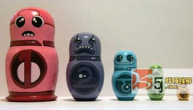 可愛逗趣“套娃”家居小玩意