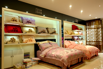 賽雅家紡終端門店展示(一)