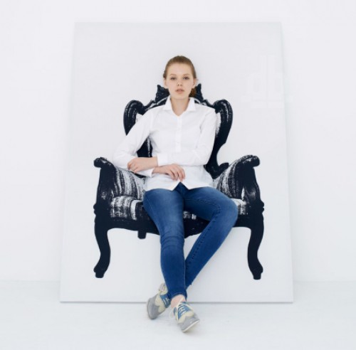 平面帆布椅子設(shè)計畫一樣的椅子